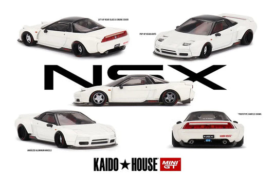 **Pre-Order** Kaido House x MINI GT 1:64 NSX (NA1) Kaido Works V2 White Diecast Model Car