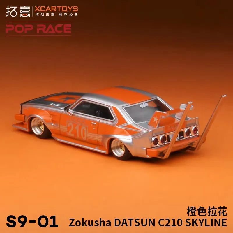 XCarToys X POP RACE 1:64 Zokusha DATSUN C210 Skyline Diecast Model Car