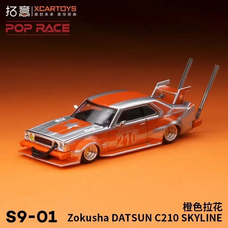 XCarToys X POP RACE 1:64 Zokusha DATSUN C210 Skyline Diecast Model Car